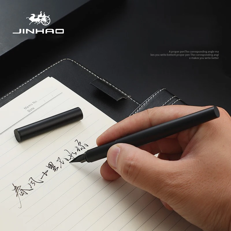 Jinhao 35 Full Metal Fountain Pen Luxury EF/F Nib Stainless Steel Calligraphy Writing Pen Office School Stationery Supplies