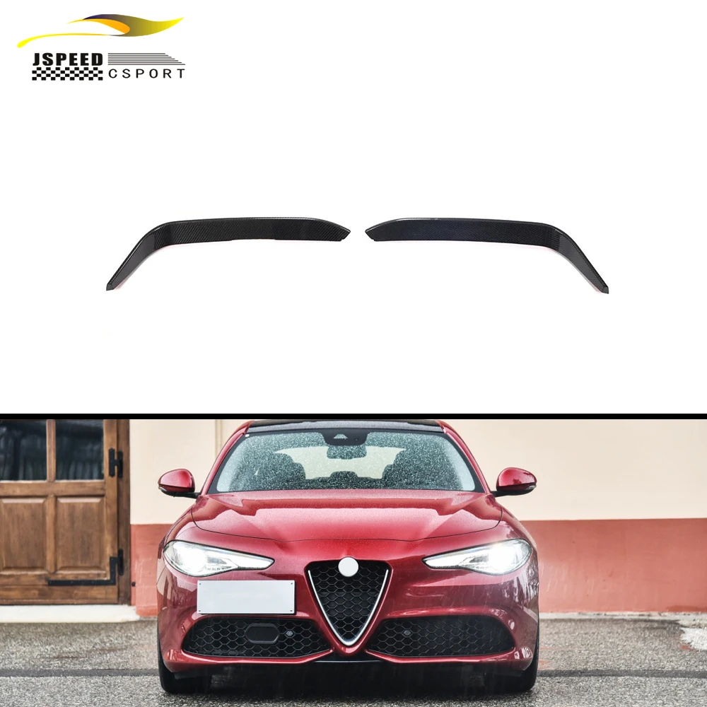 

Для Alfa Romeo Giulia 2015-2020 передний бампер из углеродного волокна Duckling
