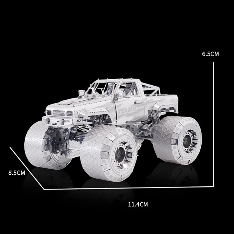 3D Metal Assembly Model Set DIY Puzzle Teenage Puzzle Game Handmade Kit Off-Road Big Bike Children's Toys Birthday Gift