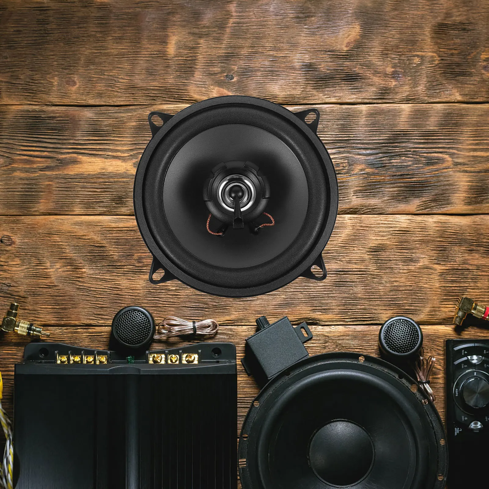 

Car Speaker High Sensitivity Portable Design Durable Construction Universal Fit for Vehicle Audio System Wide Frequency Response