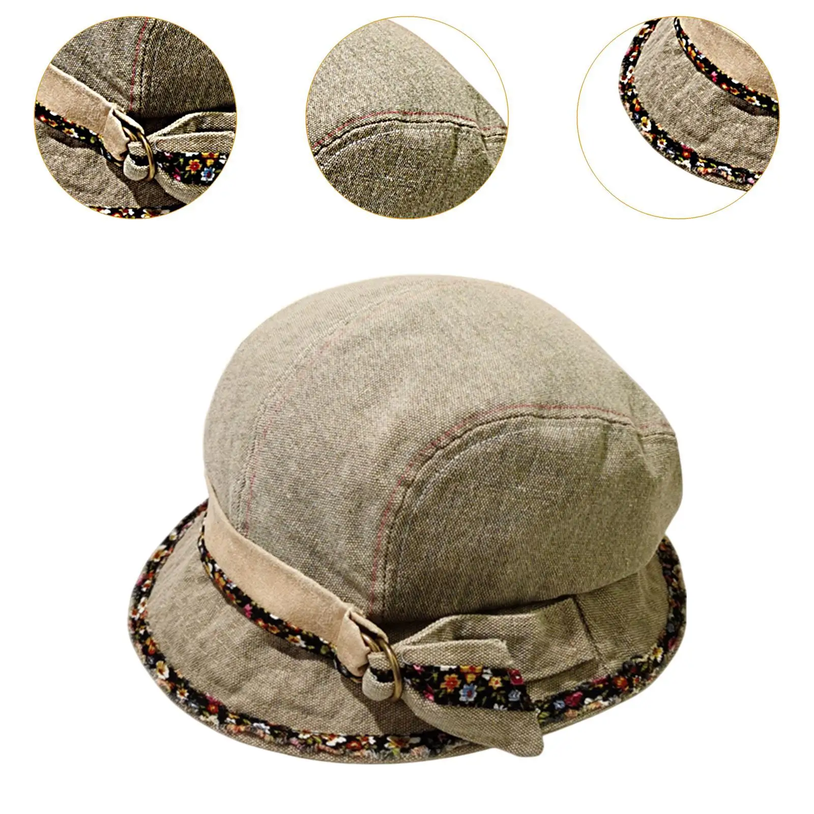 Cappello da pescatore da donna Cappello primaverile multiuso per appuntamenti in viaggio all'aperto