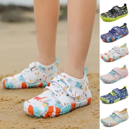 Zapatos antideslizantes y resistentes al desgaste para niños, sandalias de playa con suela de goma, zapatos de piscina de secado rápido, Playi de agua al aire libre