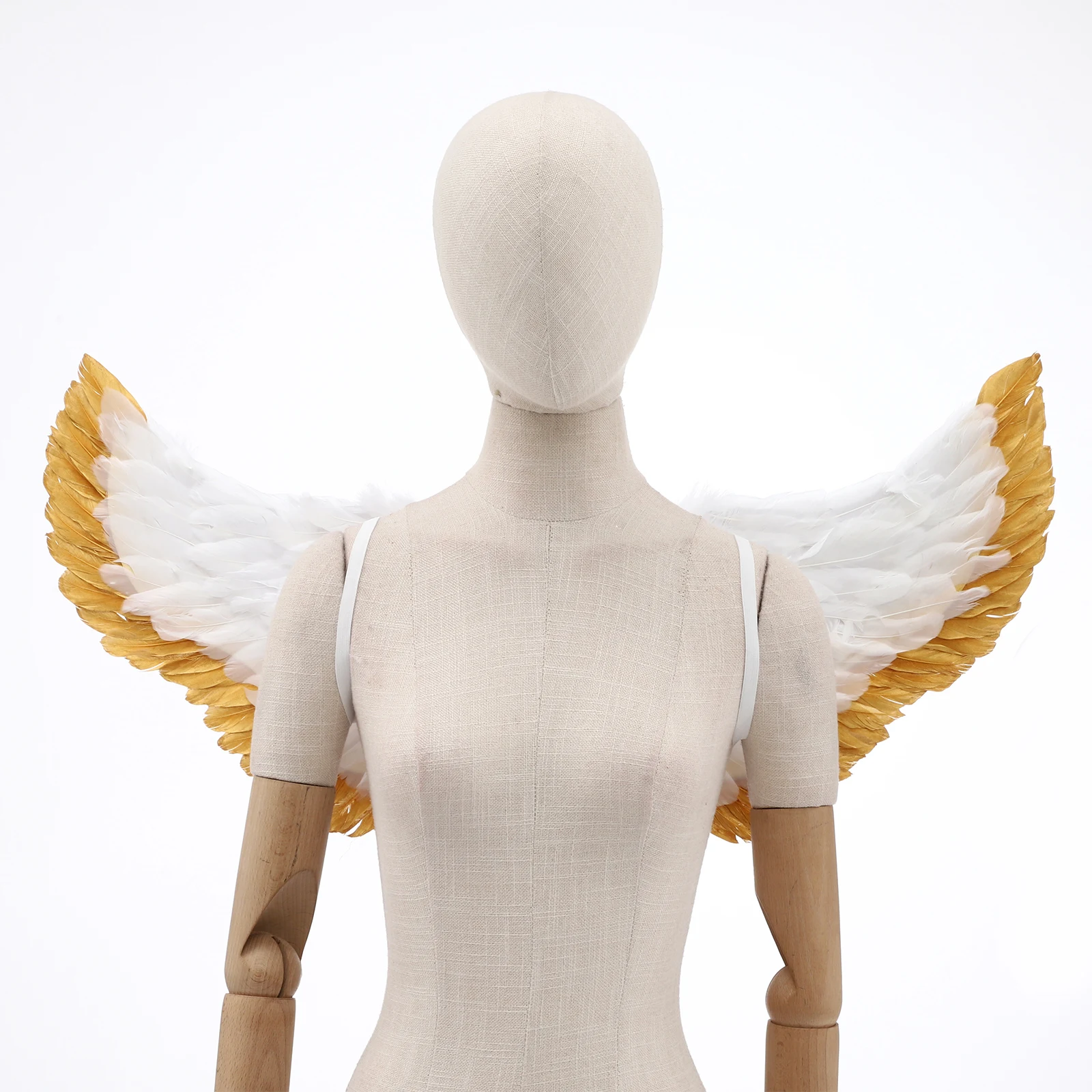 Sayap Bulu Malaikat untuk Anak Dewasa Aksesori Kostum Cosplay Halloween Sayap Setan Alat Peraga Pesta Natal Ulang Tahun Pernikahan Sayap