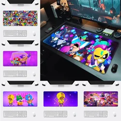 Mousepad HD Printing Computer Gamers Locking Edge Non-slip Mouse Pad XXL90x40cm Keyboard PC Desk Pad Brawls-Stars