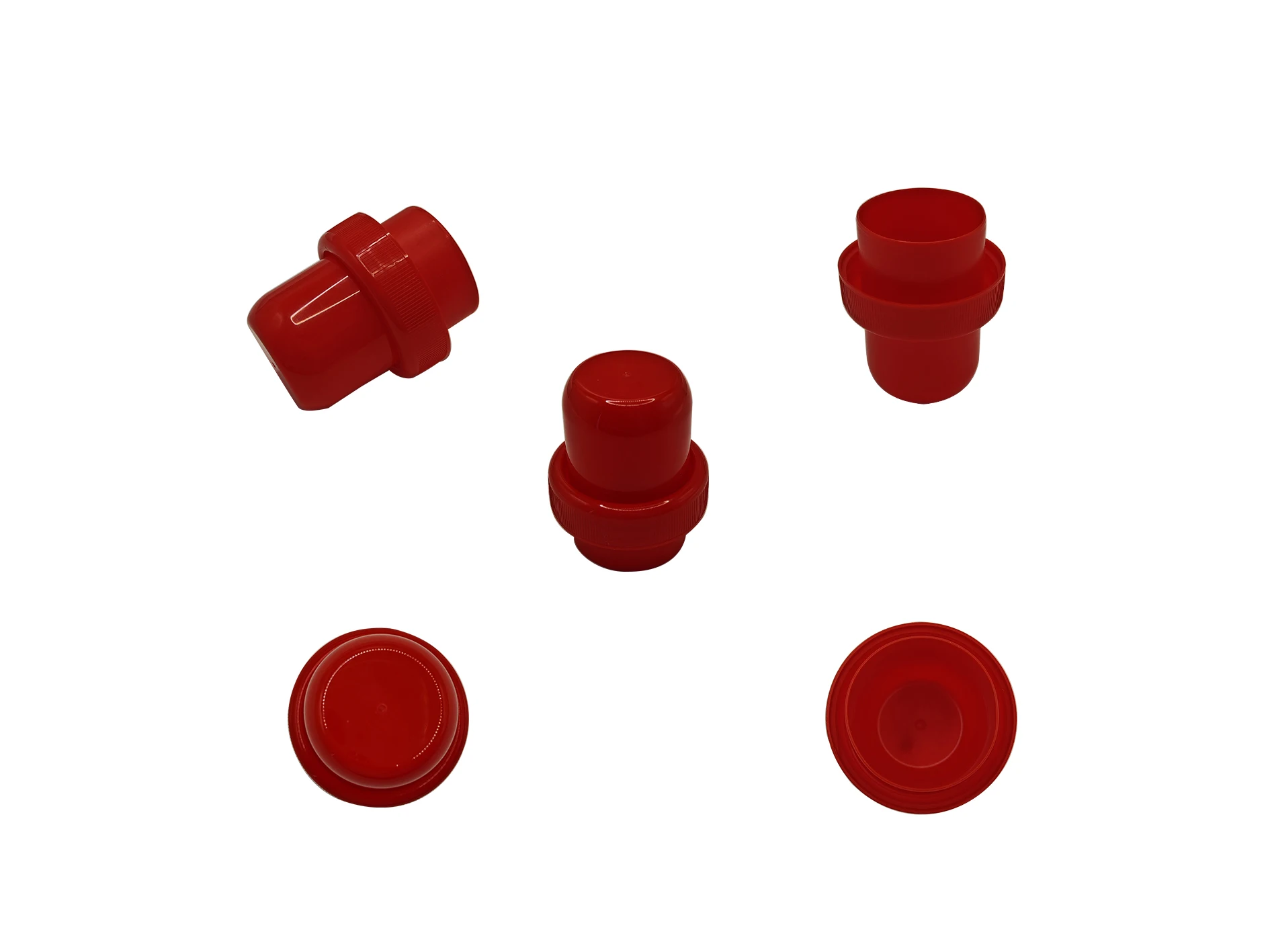 Red corrosion resistant custom bottle cap detergent lid Plastic material Custom daily necessities Fluid container