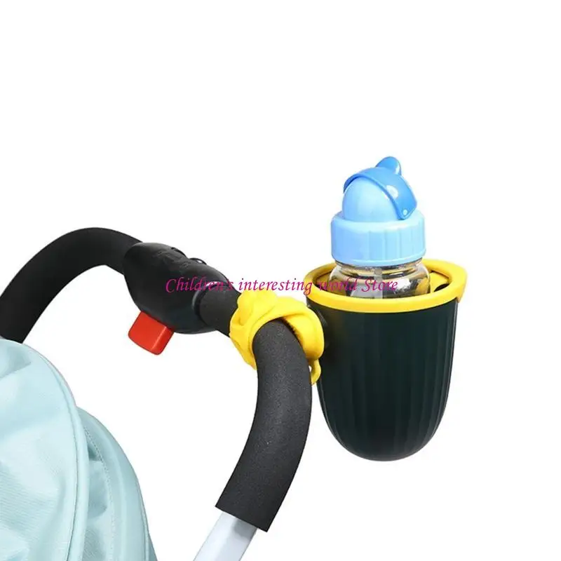 

Stroller Cup Holder 360 Degrees Universal Rotation Milk Bottle Water Cups for Outdoor Traveling Baby Girls Boys Drink 425F