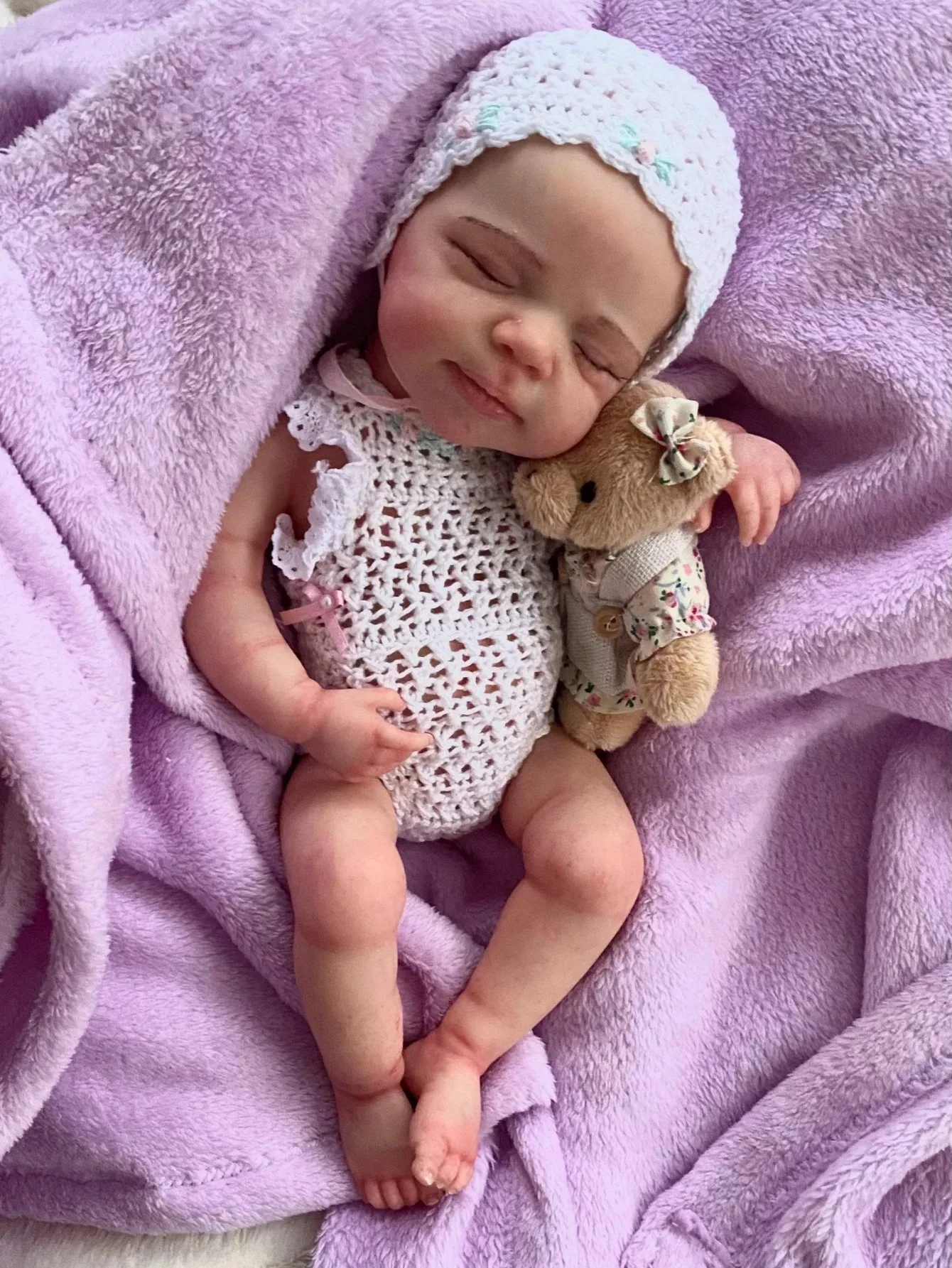 6 Polegada silicone macio reborn boneca menina pascale realista bebê recém-nascido bonito boneca para crianças presentes de aniversário (sem brinquedo ursos.)