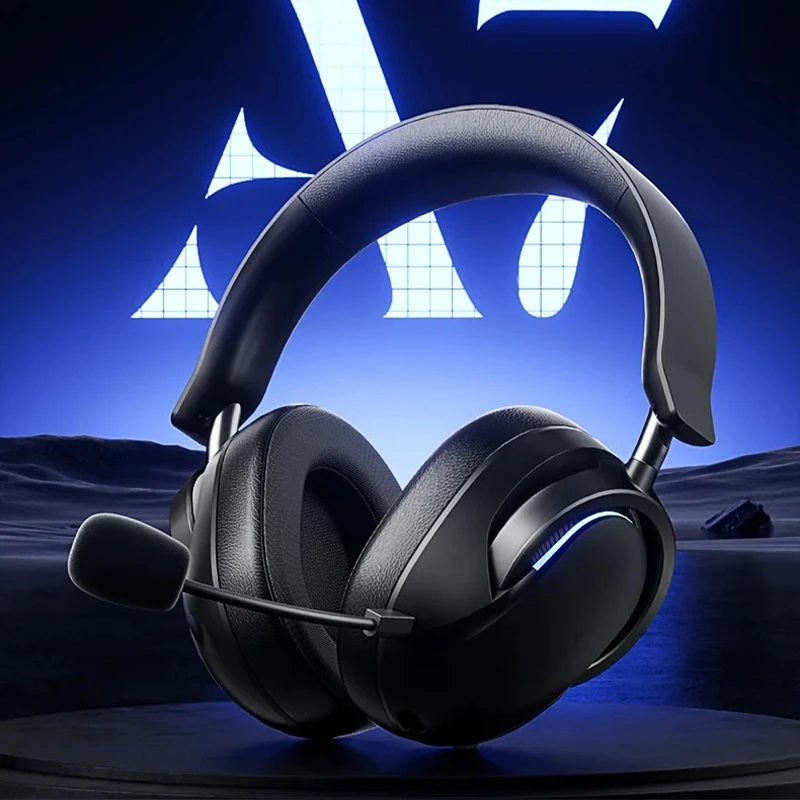 

A7 Pro Gaming Headset Over-Ear Wireless Quad-Mode Bluetooth PC Compatible Microphone Included FPS Gift 10Ms E-sport Headphone