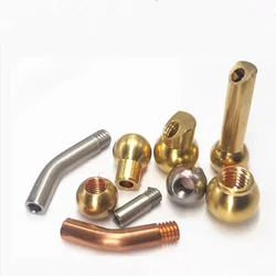 2pcs Brass Ball Coolant Nozzles For CNC Lathes Machine Toolholder Ball Joint Nozzle Water Cooling Through Hole Sprayer