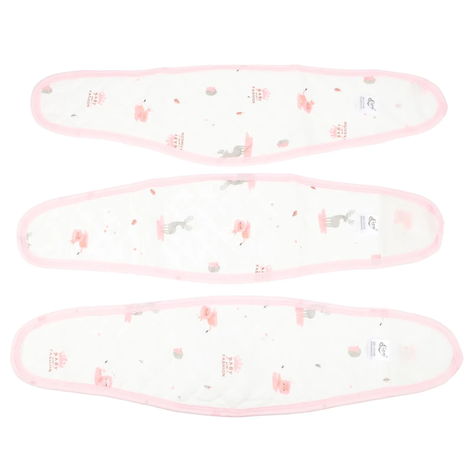 

3 Pcs Baby Belly Band Cotton Soft Newborn Navel Wrap Abdominal Binder Infant Belly Wrap Protect Cold Weather Gifts