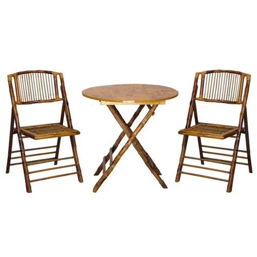 

Outdoor Garden Bamboo Folding Chair Elegant Living Room Activity Chair