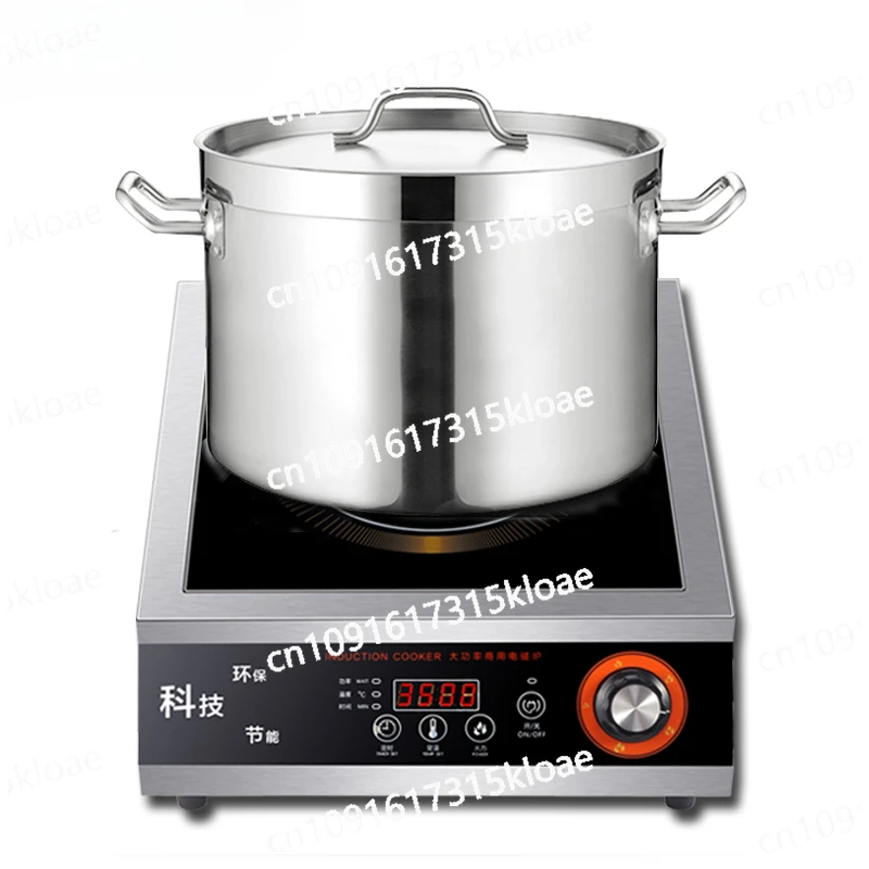 High-power induction cooker 3500W stainless steel, commercial electromagnetic cooker, household stir-fry