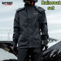 Motorcycle Raincoat Rain Pants Suit Knight Waterproof Rainstorm Proof Thickened Electric Vehicle Takeaway Split Raincoat