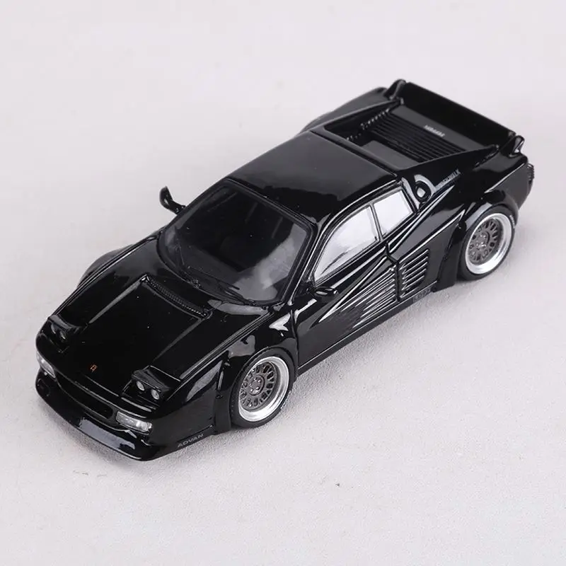نجمة نموذج 1/64 Testarossa LB سبيكة موتور لعبة السيارة يموت الصب نموذج معدني جمع الصبي هدايا عيد الميلاد