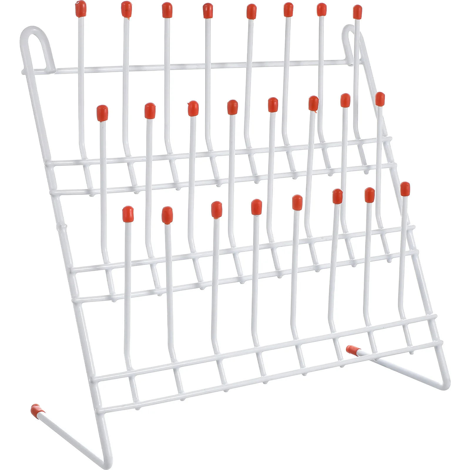 Estante de secado de drenaje de laboratorio, soporte de secado de tubos de ensayo de Metal para equipo de laboratorio de ciencia, soporte organizador de vasos de cristalería