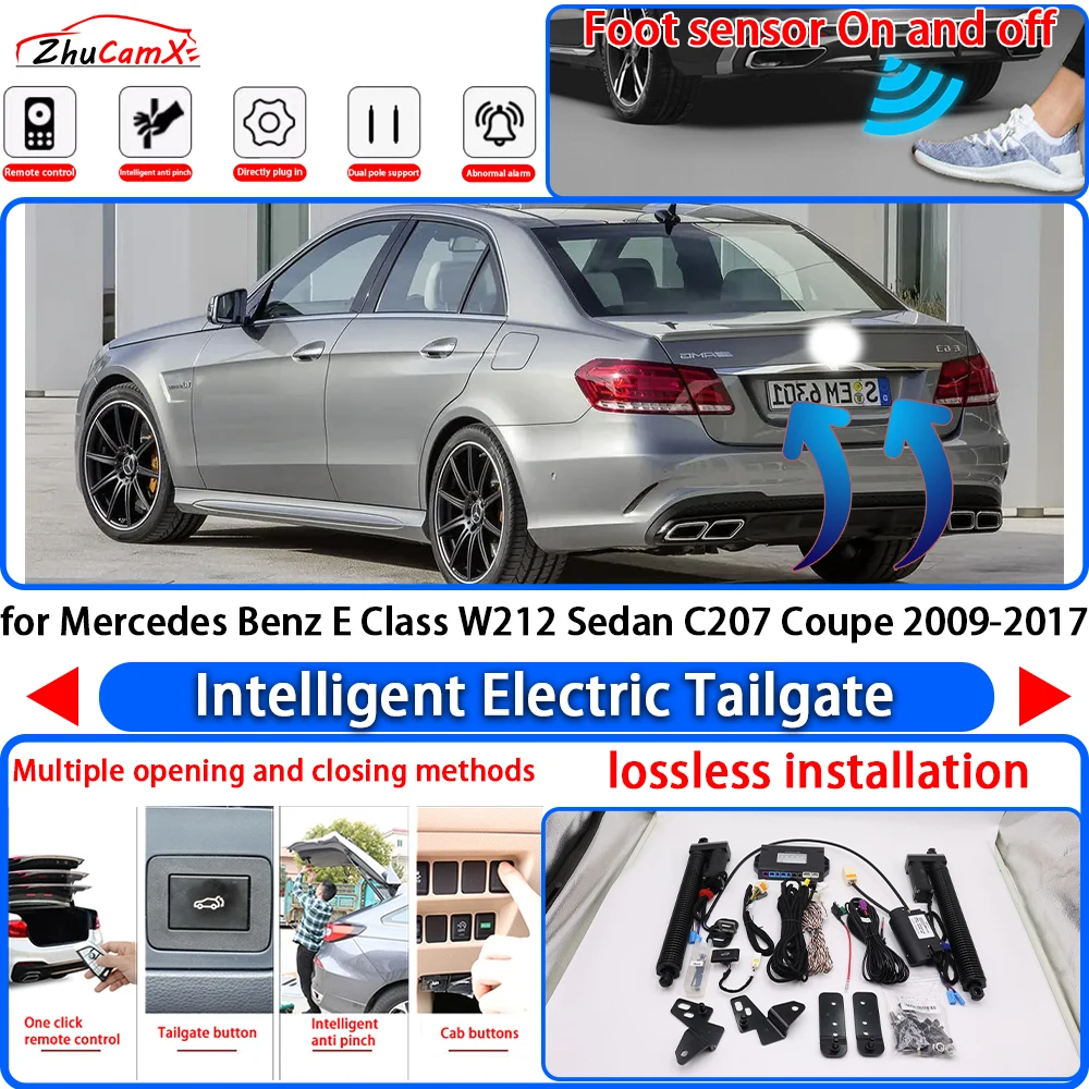 for Mercedes Benz E Class W212 Sedan C207 Coupe 2009-2017 Power Liftgate Trunk Electric Suction Tailgate Tail Gate Lift Strut