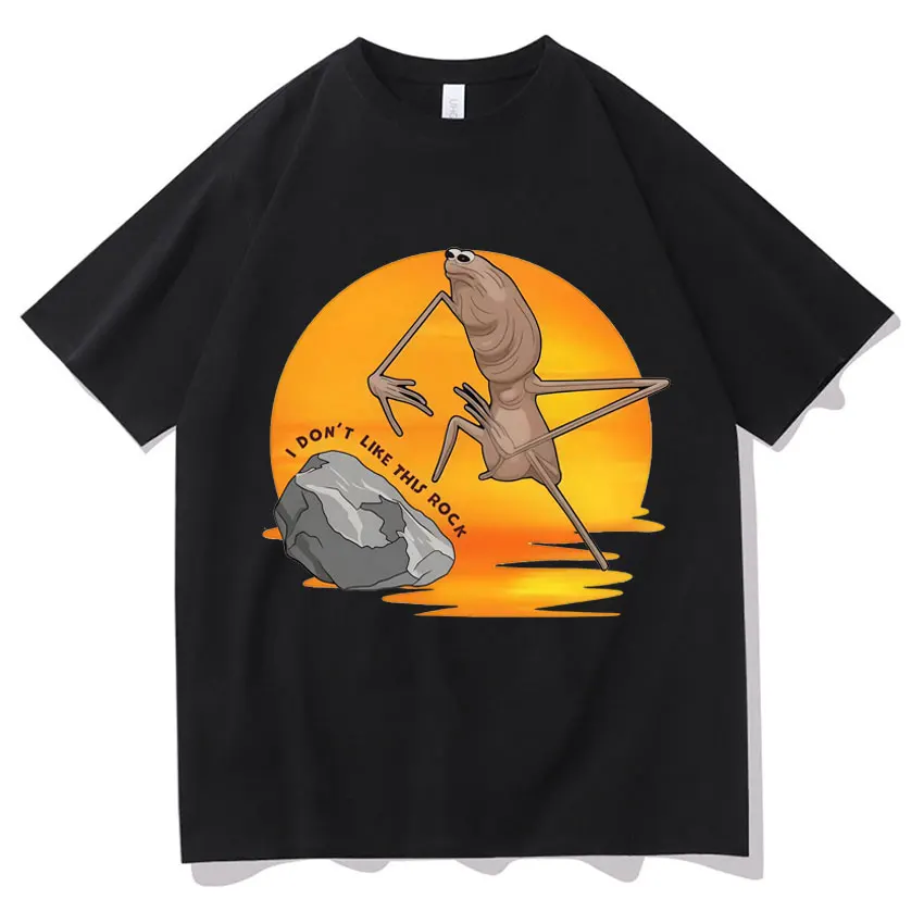 

Best-selling Harajuku Manga Casual Humor Marcus The Worm Fashion Pattern Men's and Women's Summer Print 100% Pure Cotton T-shirt