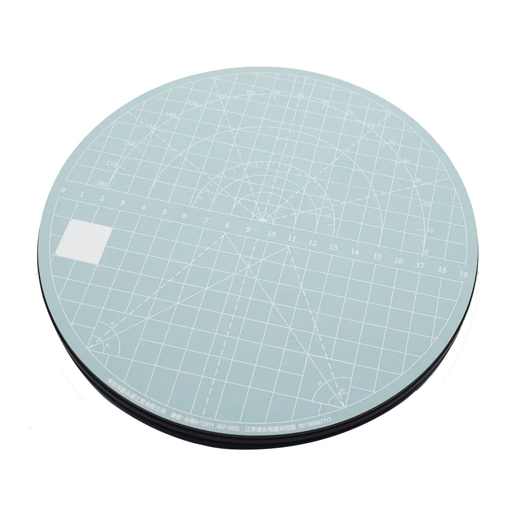 20cm Rotating Cutting Mat Patchwork Sewing Quilting Self Healing Round Rotating Cutting Mat with 360-Degree Rotation