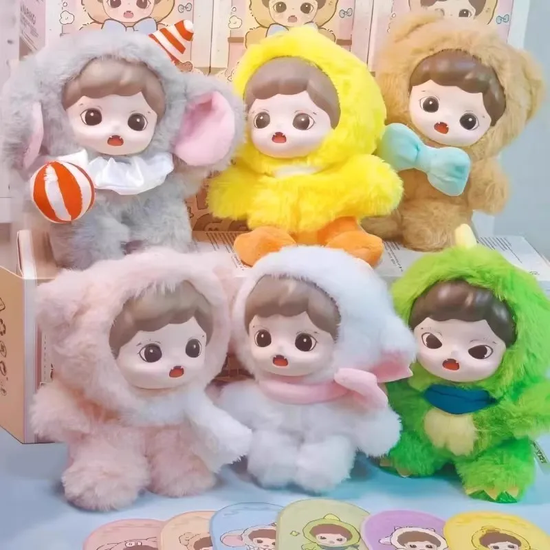 Zoraa Fluffy Cabin Series Blind Box Kawaii Vinyl Plush Doll Cute Action Figure Mystery Box Doll Collect Girl Birthday Gift