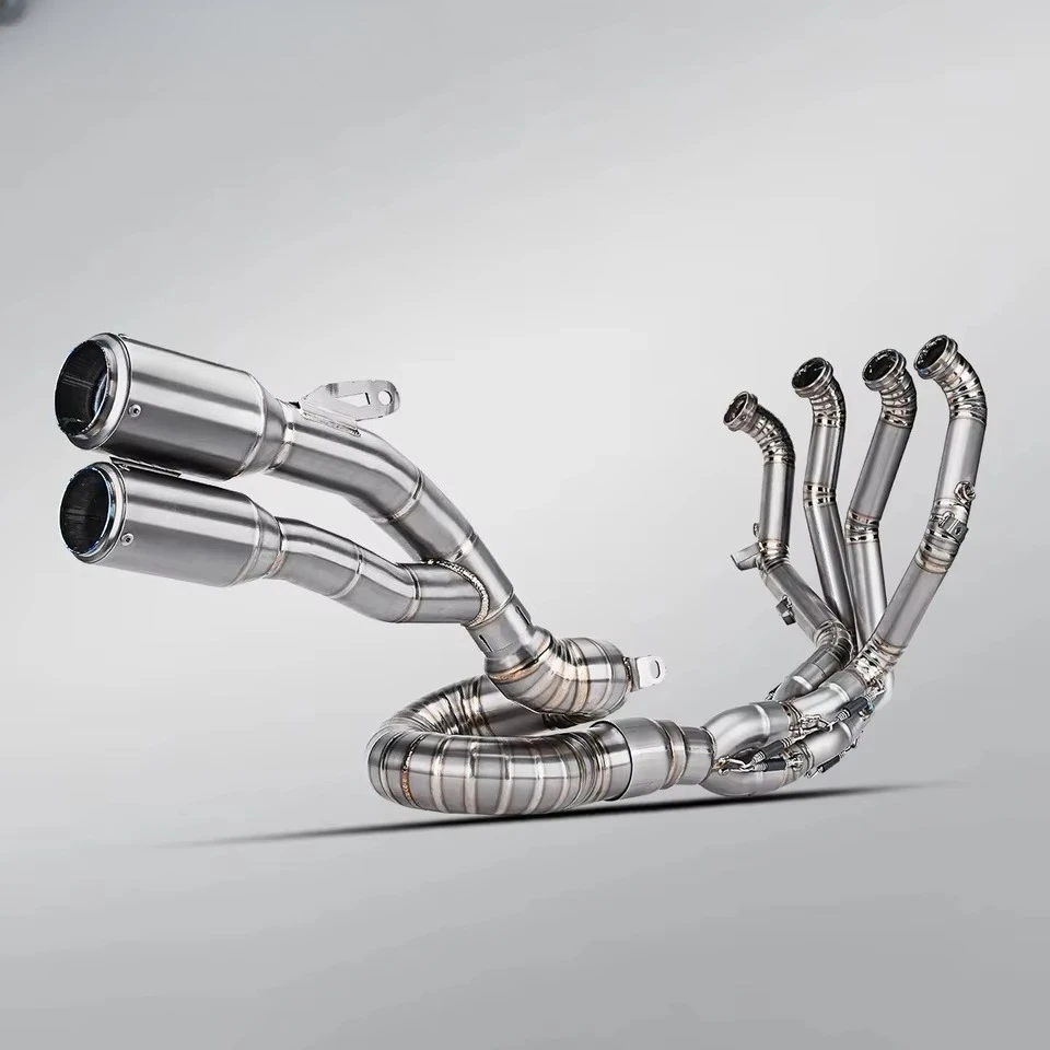 For QJMOTOR 921 Titanium Alloy Motorcycle Exhaust System SC Full Section High Position New Box Packed Super921 Modification