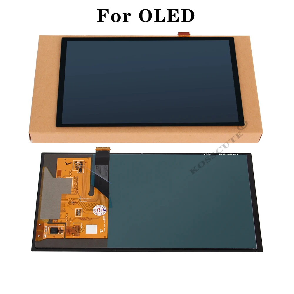 

Оригинальный новый для переключателя OLED-консоли, ЖК-дисплей, полноэкранная сборка, замена дигитайзера для аксессуаров OLED