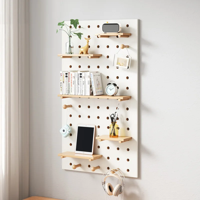 

Practical hole board wall shelf wall bookshelf wall hanging shelf baffle