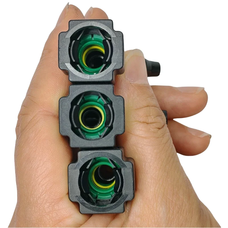 7.89mm 7.89 ID6 Fuel line quick connector 5/16 Fuel pipe joint plastic fittings female connector with double lock 2pcs a lot
