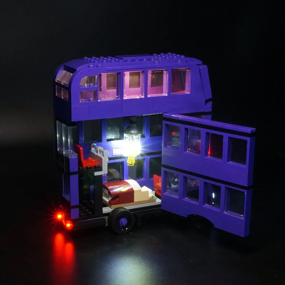 

Набор светодиодных светильников подходит для LEGO Knight Bus 75957, освещение в подарок (кроме строительных блоков)
