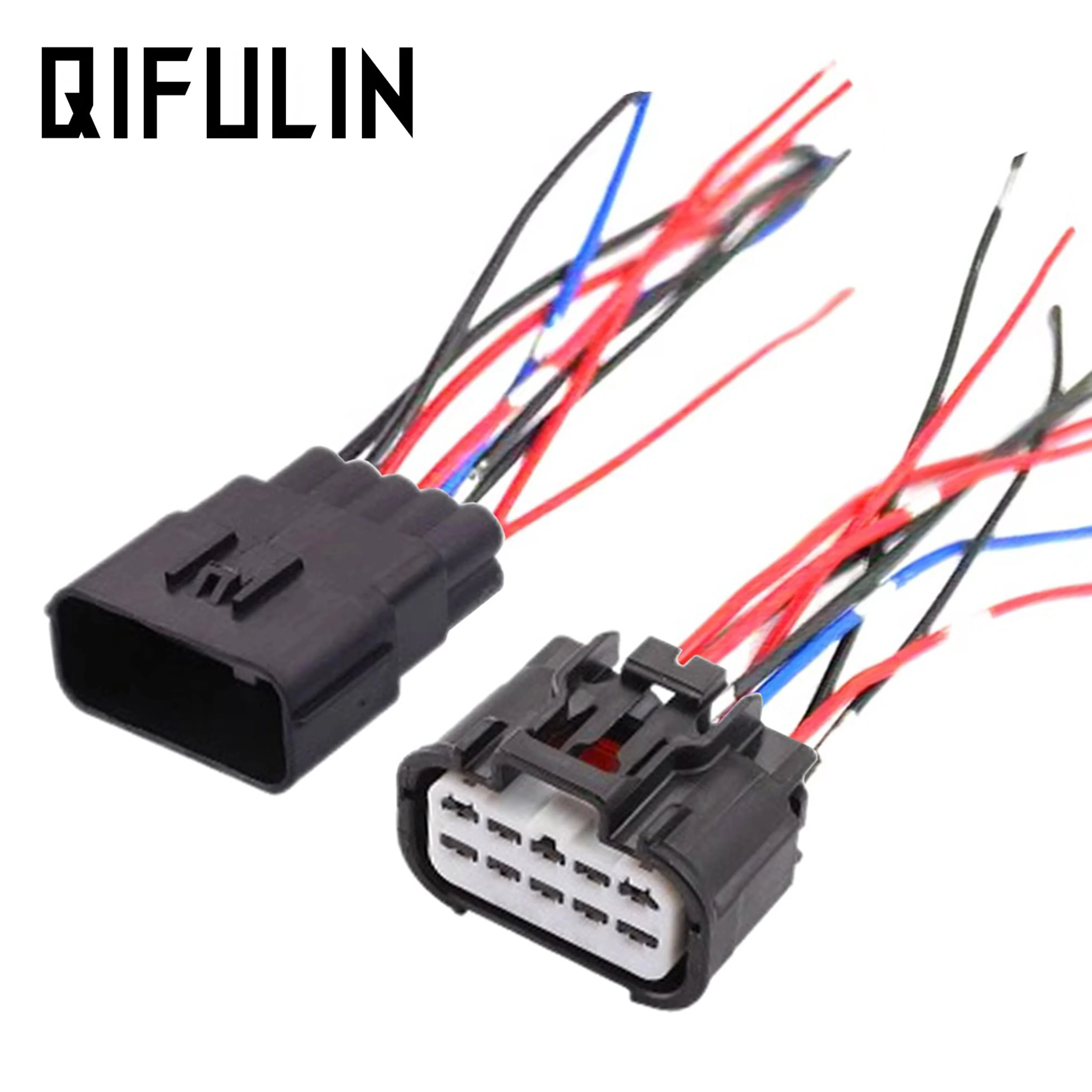 1/5/10/20 Sets 10 Pin 6189-7601 6189-7602 Roewe Automotive Radar Connector Chevrolet Headlight Male Female Waterproof Plug