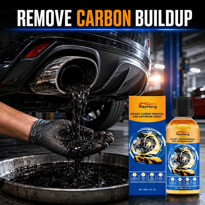 Car Engine Carbon Cleaner Anti Wear Oil Additive Motor Lubrication Booster Deposit Removal Engine Care Agent