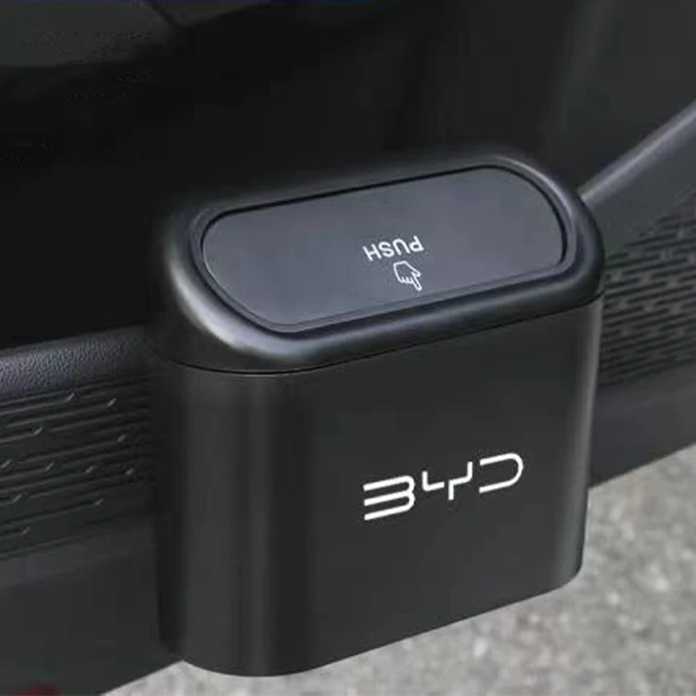 Car Hanging Trash Bin Storage Box Auto Accessories For BYD Tang F3 E6 Atto 3 Yuan Plus Song ev Max F0 G3 I3 Ea1 Dmi 2din F3 2014