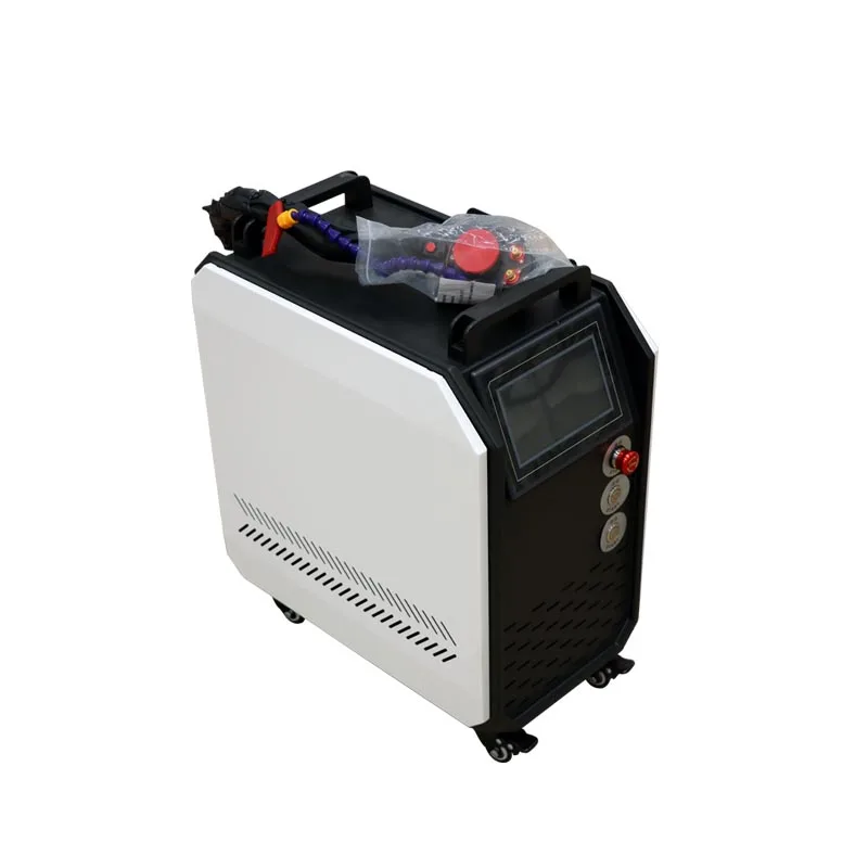 JPT Handheld Pulse Fiber Laser Cleaning Machine 100w 200w 300w for Wood Stone Stainless Steel Metal Fast Deliver Easy to Use