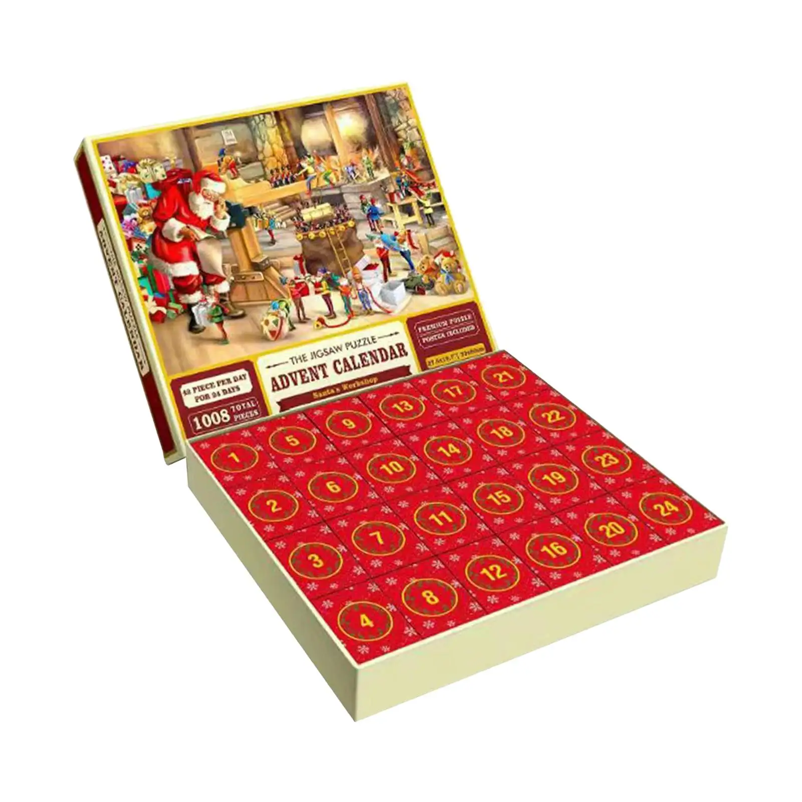 Advent calendar 2023 1008 pieces unique gift Christmas family holiday for adult
