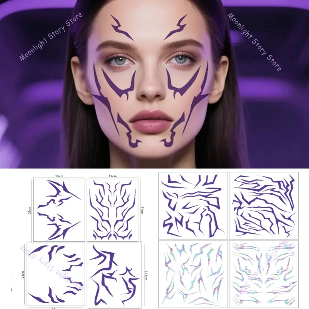 KPop охотники на демонов Руми Кан реквизит для косплея татуировка наклейка Руми татуировка наклейка демоннирующая наклейка для Хэллоуина реквизит для взрослых