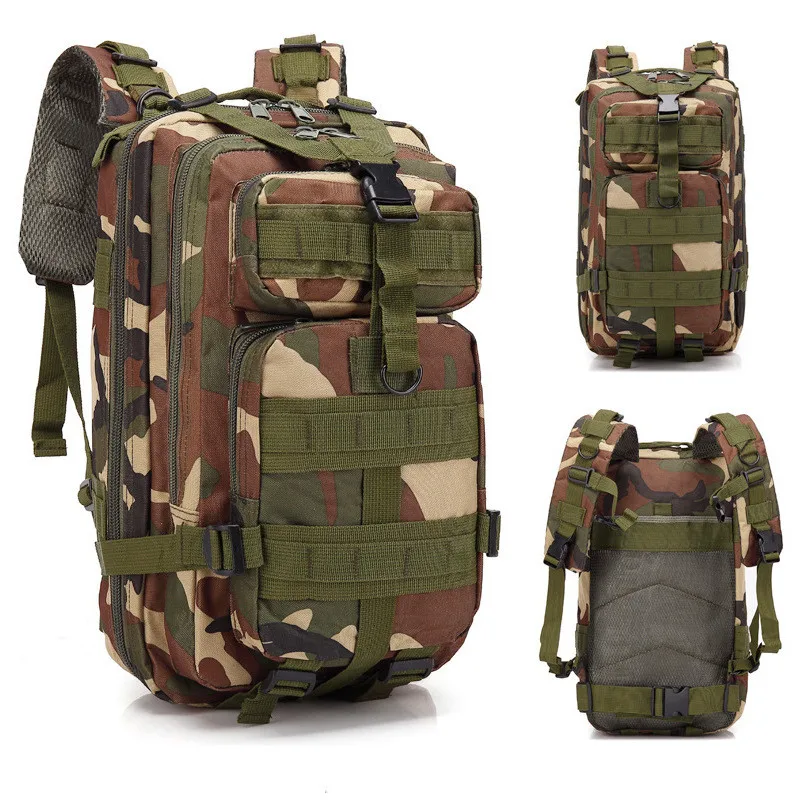 

Men's Camouflage Leisure Travel Backpack for Hiking Off-road Camping Outdoor Mountaineering Tactical Backpack School Bag