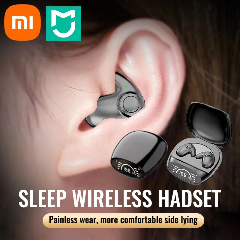 Xiaomi Sleep Invisible Earbuds Tiny Headphones Noise Cancelling Wireless Headsets Sports Stereo Bluetooth 5.3 Earphone