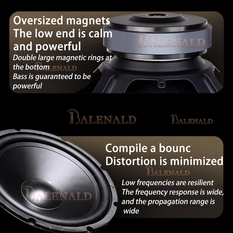 Altoparlante HiFi H29 Soggiorno domestico di livello febbre Altoparlante da pavimento audio doppio da 12 pollici ad alta fedeltà