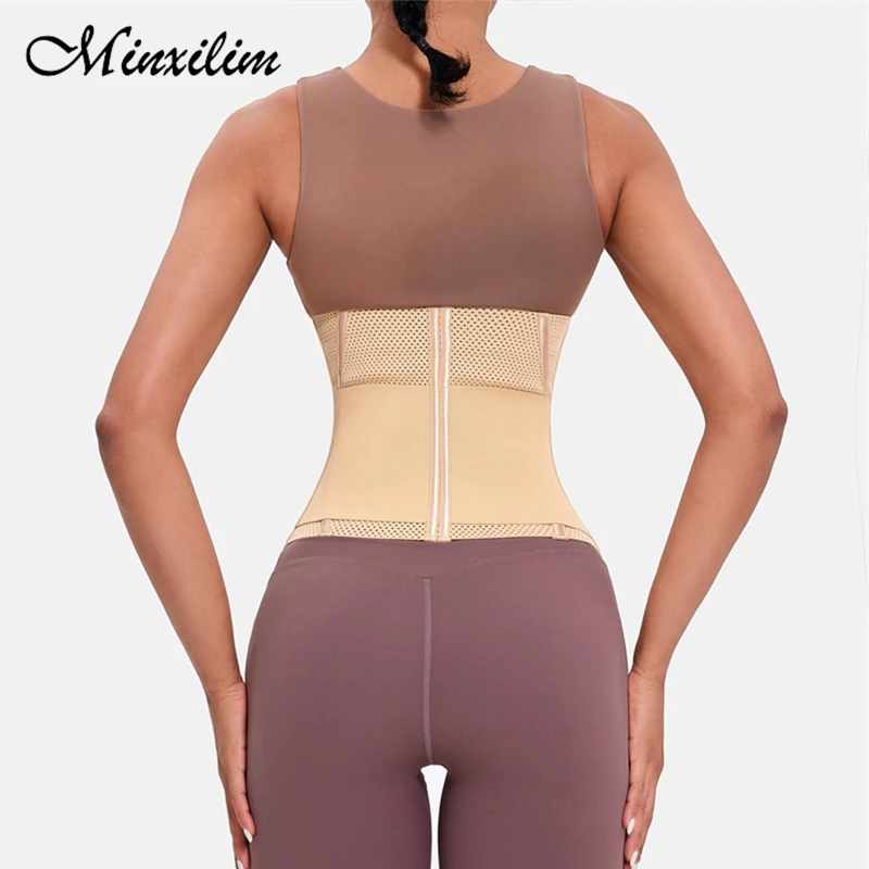 Minxilim Taille Cinchers Colombiaanse Schede Reductieve Body Gordel Rugsteun Abdominale Controle Hoge Elasticiteit Vrouw Shaperwear