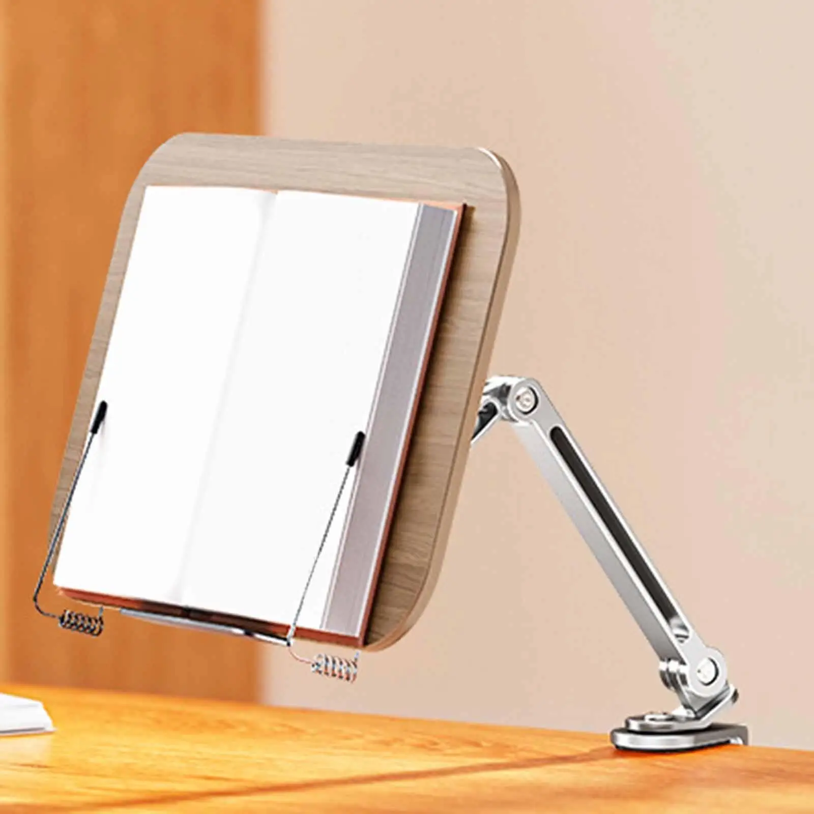 

Book Stand for Reading Foldable and Portable for Kitchen Tablet Recipe