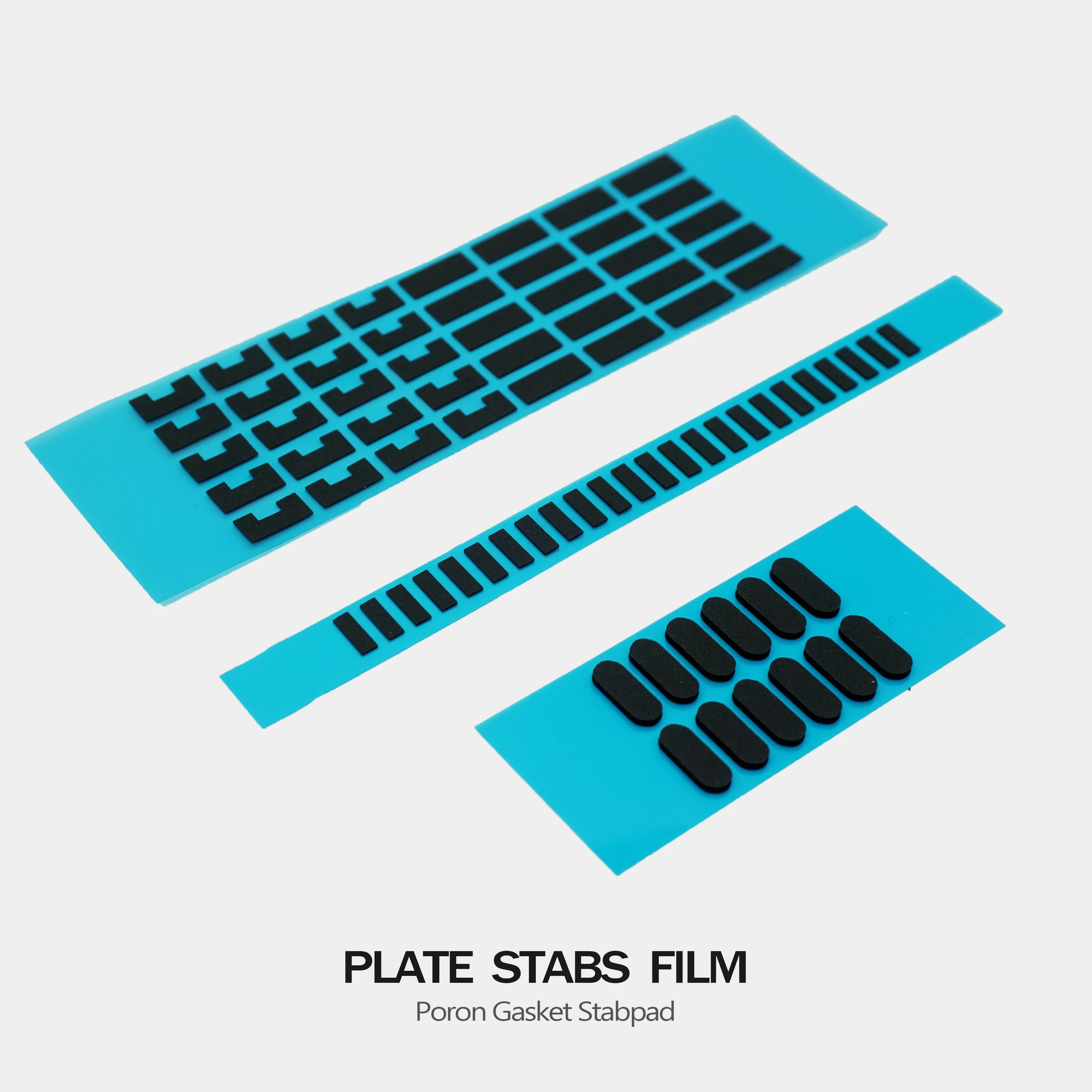 Keebox Plate Mounted Stabilizers Fixing Gap Gasket Film Keyboard Stabilizers Poron DIY Modified Kit Pad Stickers