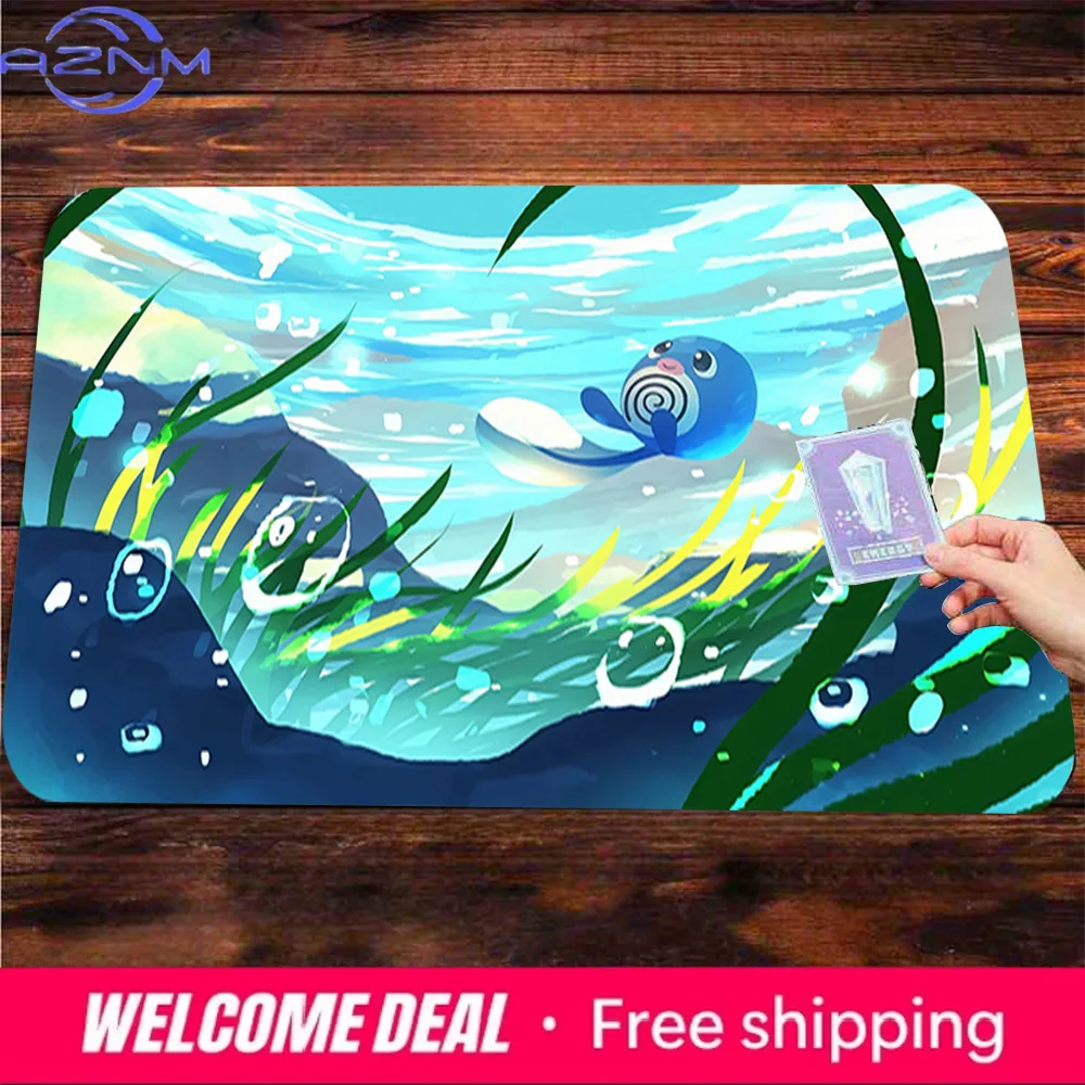 Poliwag Underwater Gaming Desk Mat Non-Slip Washable