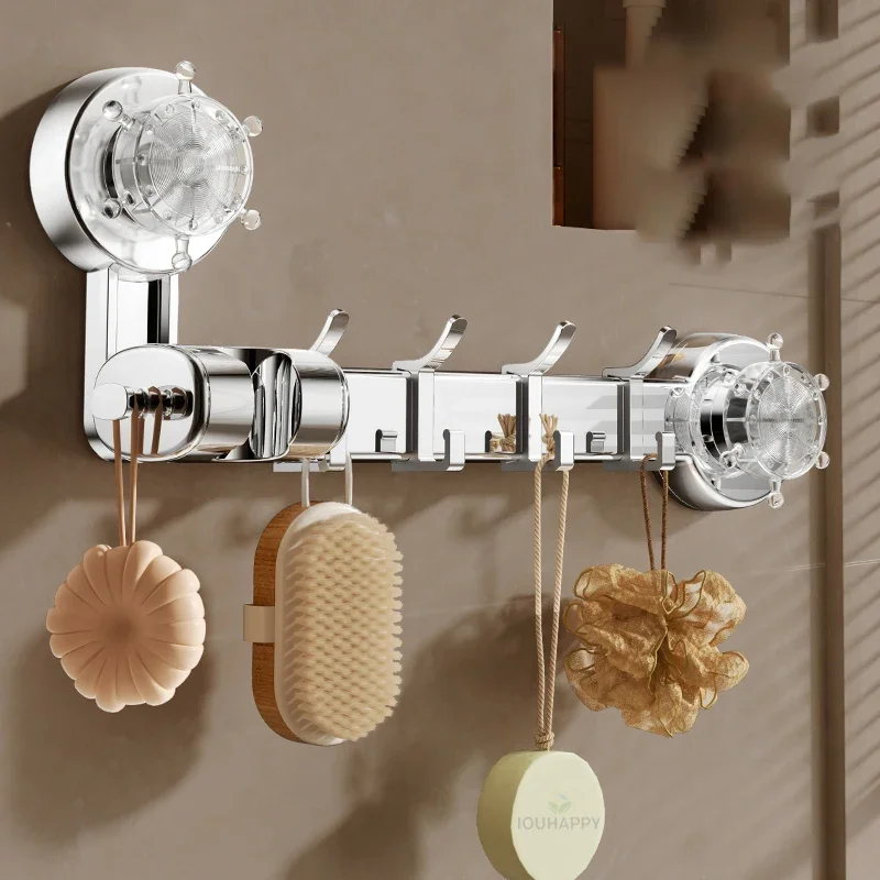 浴室ホルダー強力な吸盤ユニバーサル 4 点インターフェース多機能使用壁掛け浴室キッチンアクセサリー