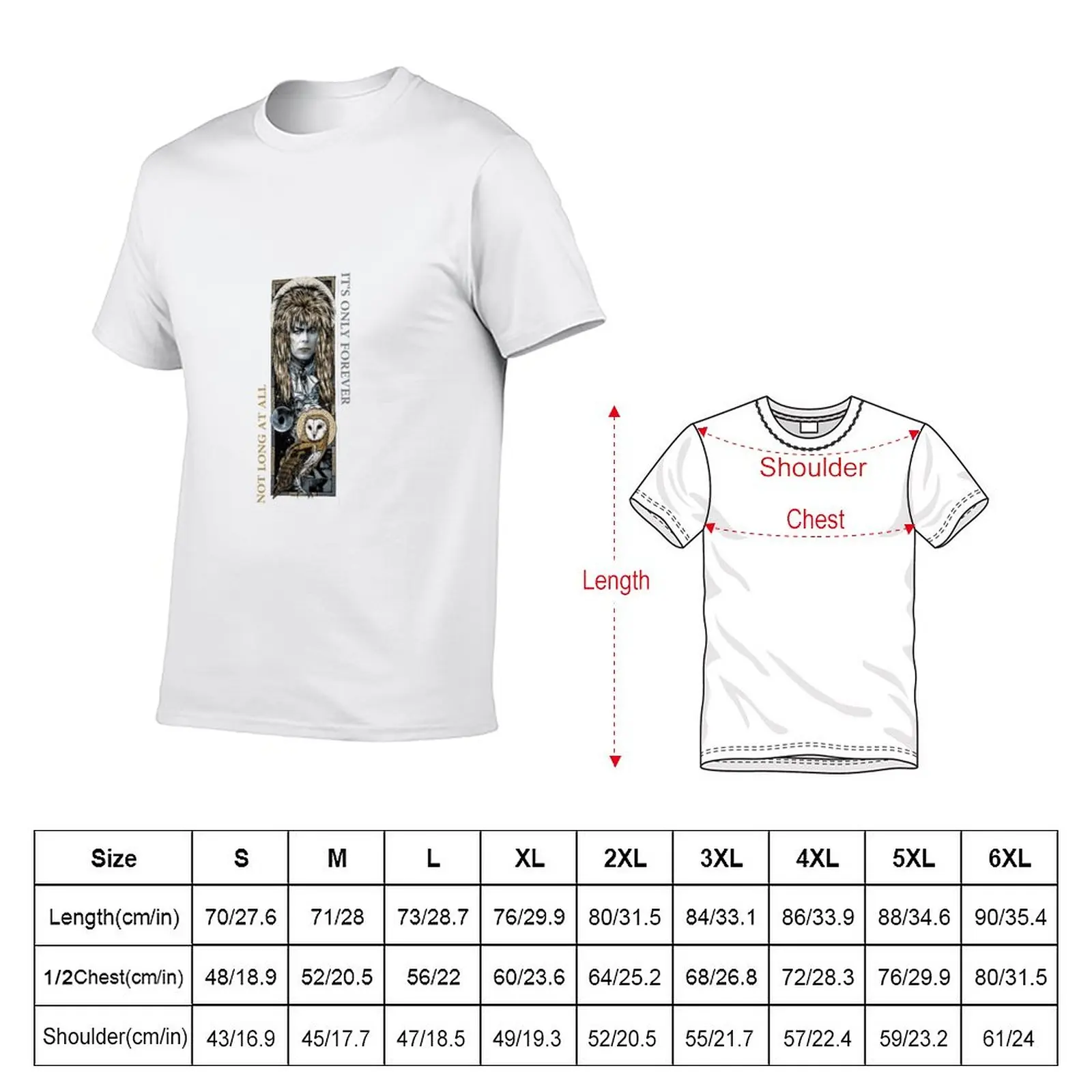 New Labyrinth Collage T-Shirt tees tops Short sleeve summer tops mens graphic t-shirts anime