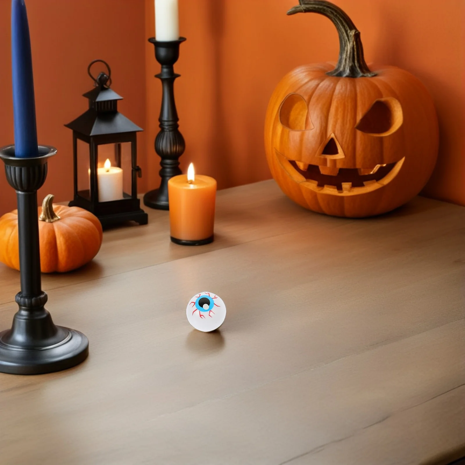 

24 шт., поддельные глазные яблоки на Хэллоуин, 4 см, красочные надувные пластиковые реалистичные глазные яблоки для страшных украшений с привидениями для вечеринок