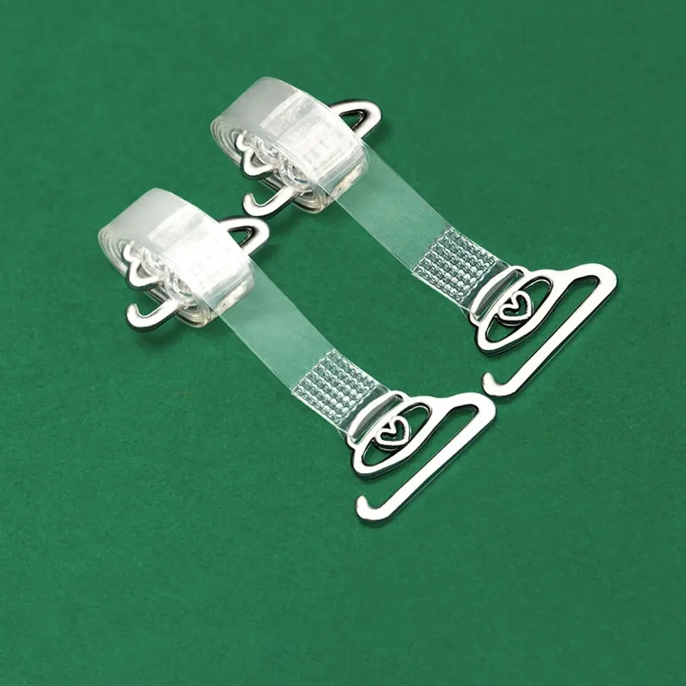 Bretelles invisibles antidérapantes de couleur unie, ceinture de soutien-gorge réglable, ceinture pectorale transparente, bretelles invisibles