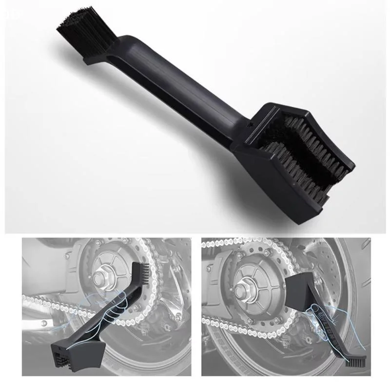 Universal Gear Chain Cleaner Brush Motorcycle Bicycle Care Cleaning Tool Chain Maintenance Cleaner Dirt Brush Car Accessory