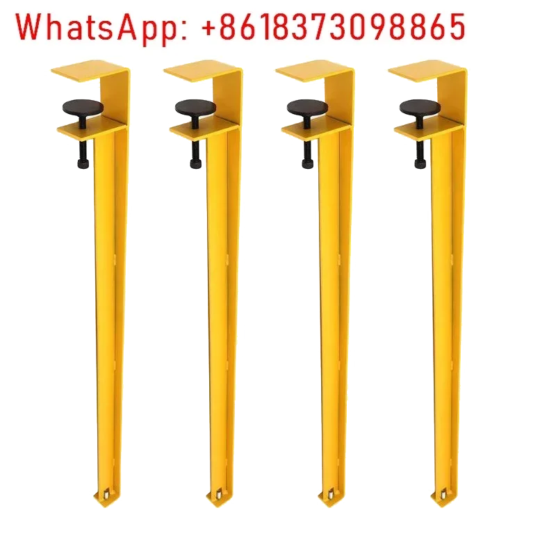 Staffa per morsetto per piedino da tavolo con metallo