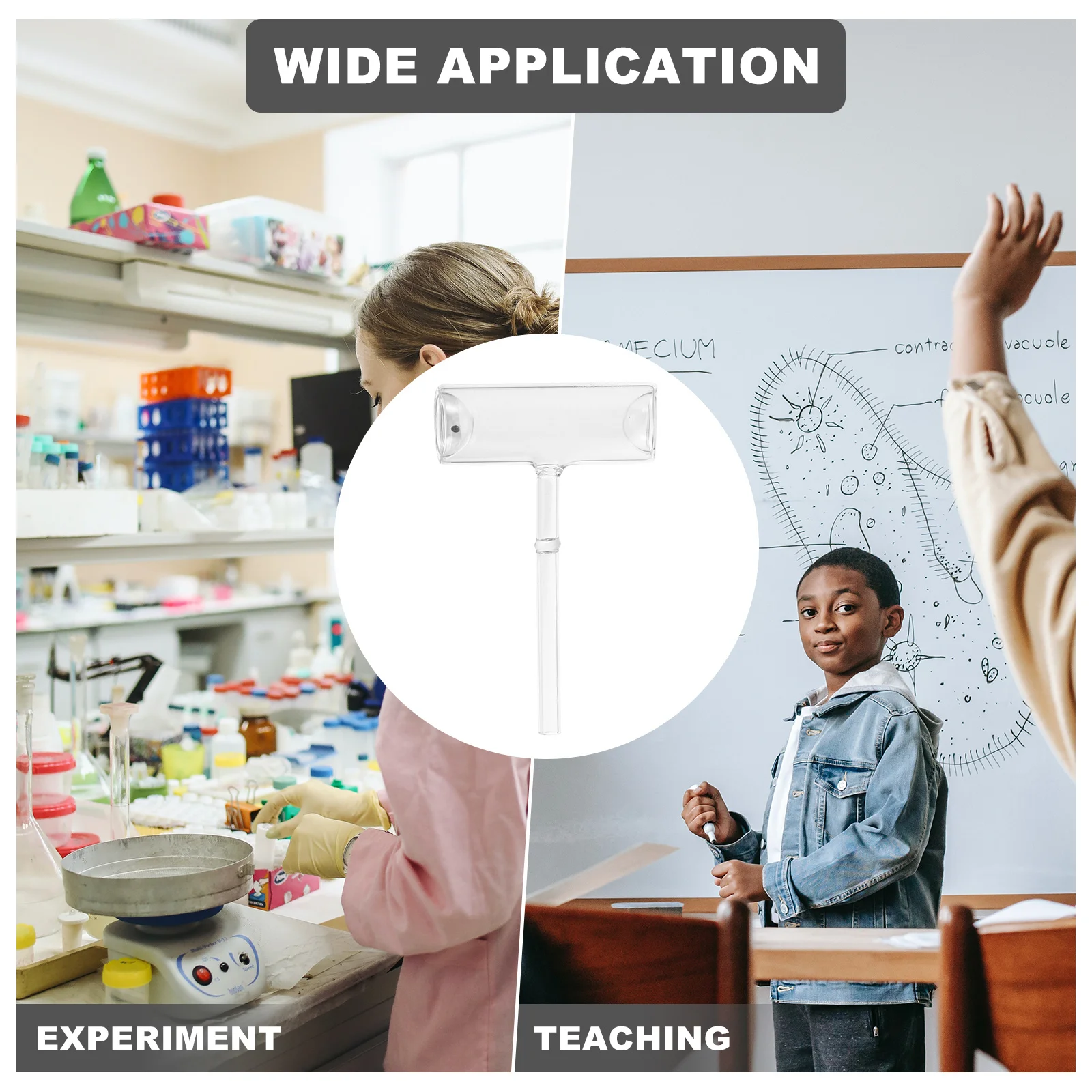 

2Pcs Iodine Sublimation Tube Glass Sealed Equipment Physics Experiment Educational Laboratory Supplies Sublimation Observation