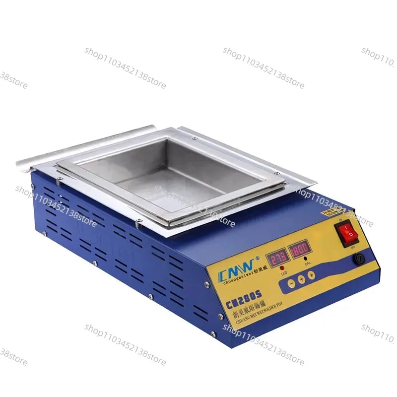 CM280S Lead-Free Double Digital Solder Pot Desoldering Bath 110/220V Soldering Bath Machine Temperature 0-400℃