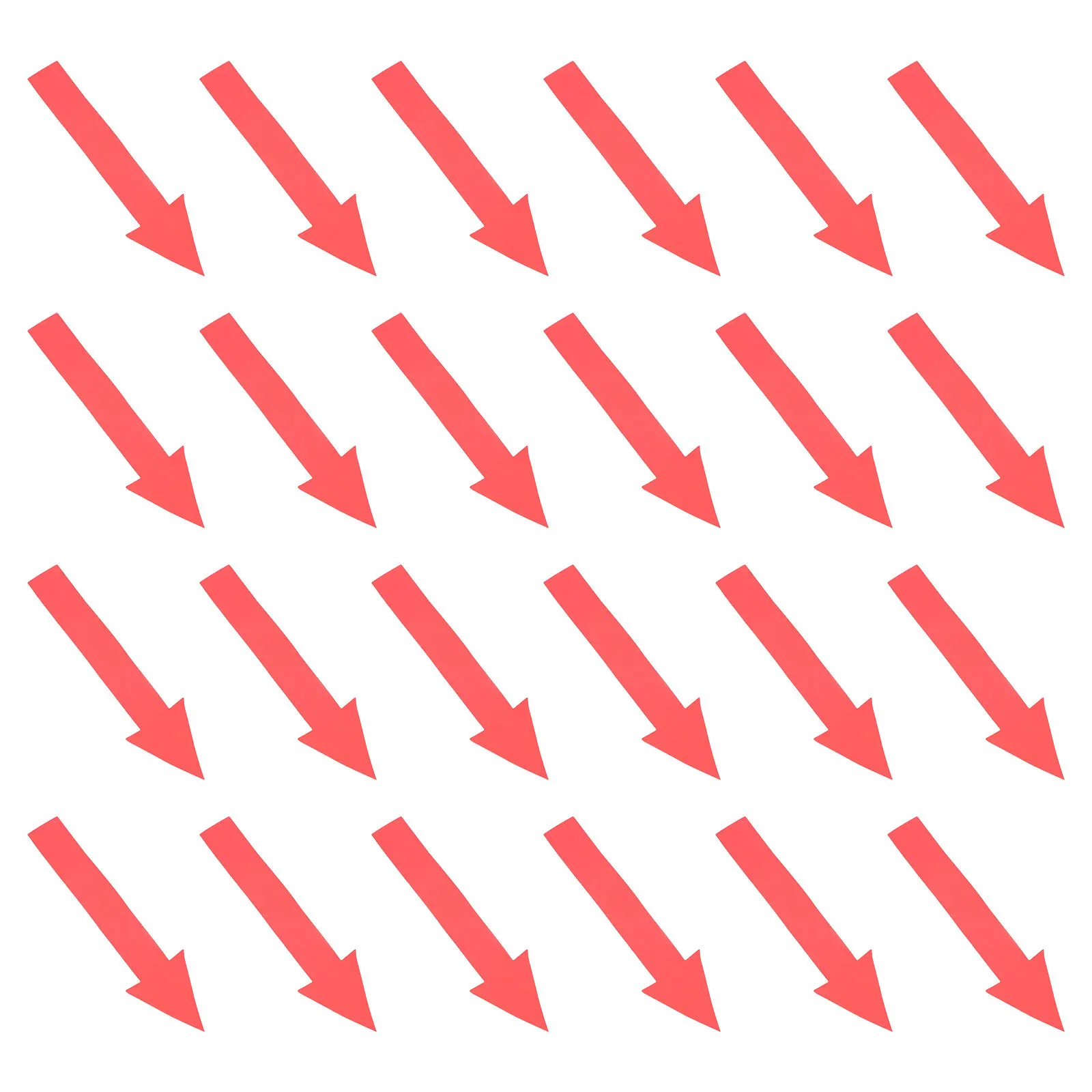 50pcs Arrow Labels Stickers Premium Direction Indicators For Equipment Safety Warning Decals Practical Markers File Folder